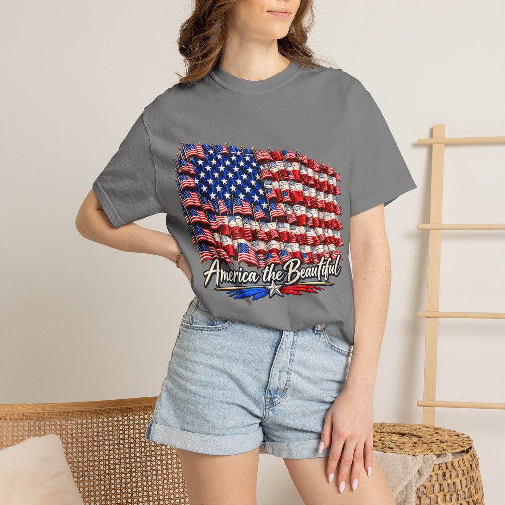 America the Beautiful Flag T-Shirt