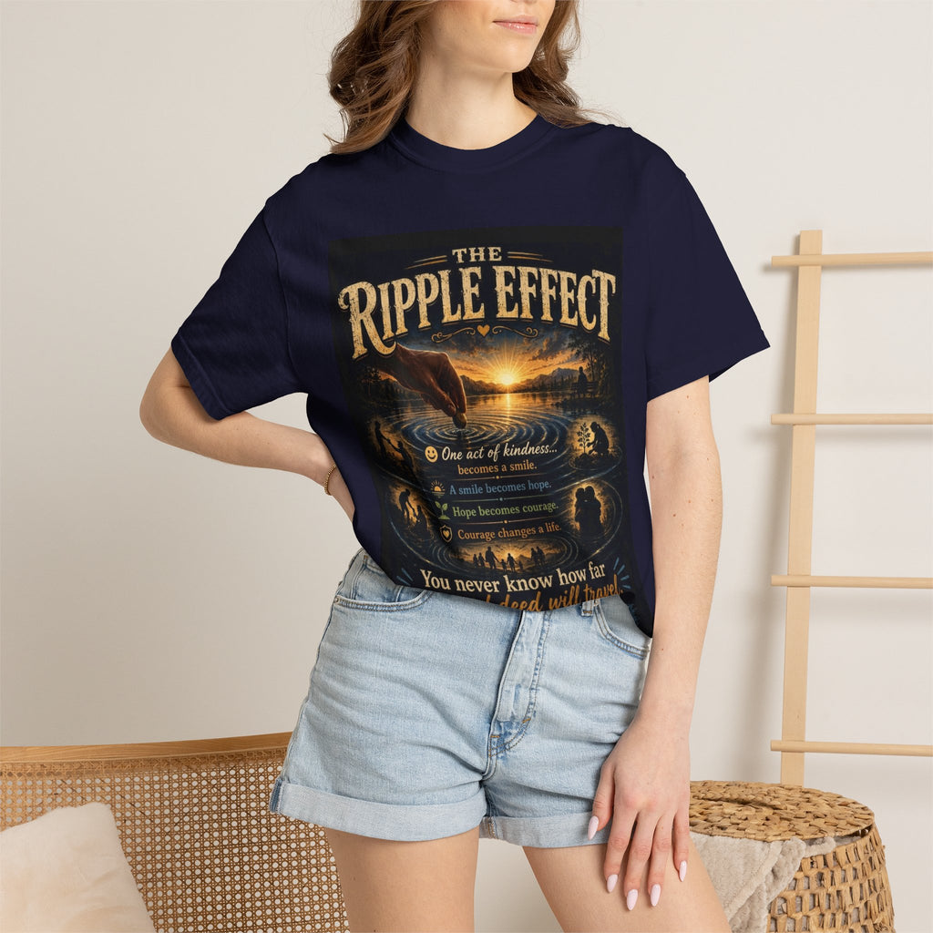 Ripple Effect T-Shirt — Inspirational 'The Ripple Effect' Graphic Tee
