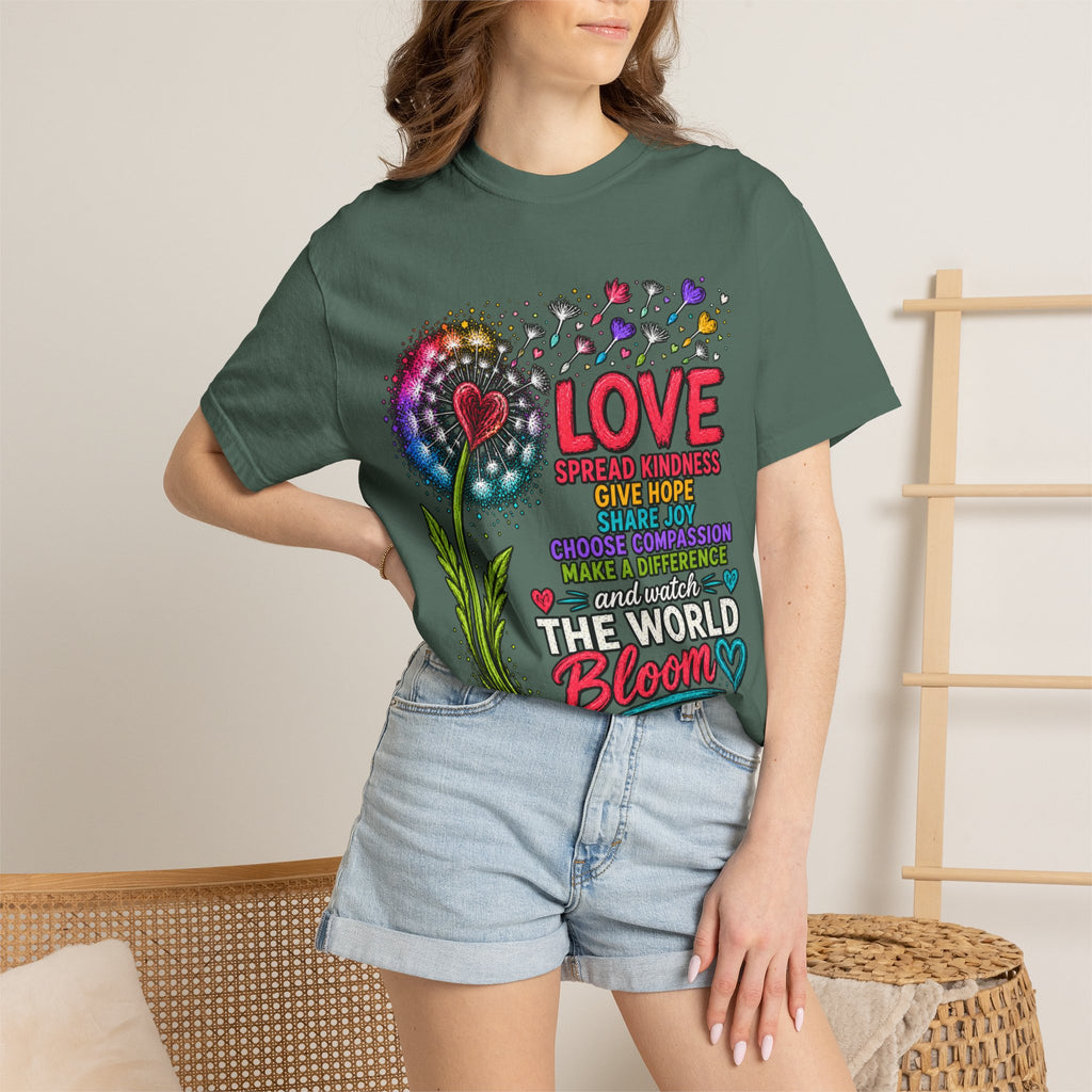 Love Blooms Floral Graphic T-Shirt