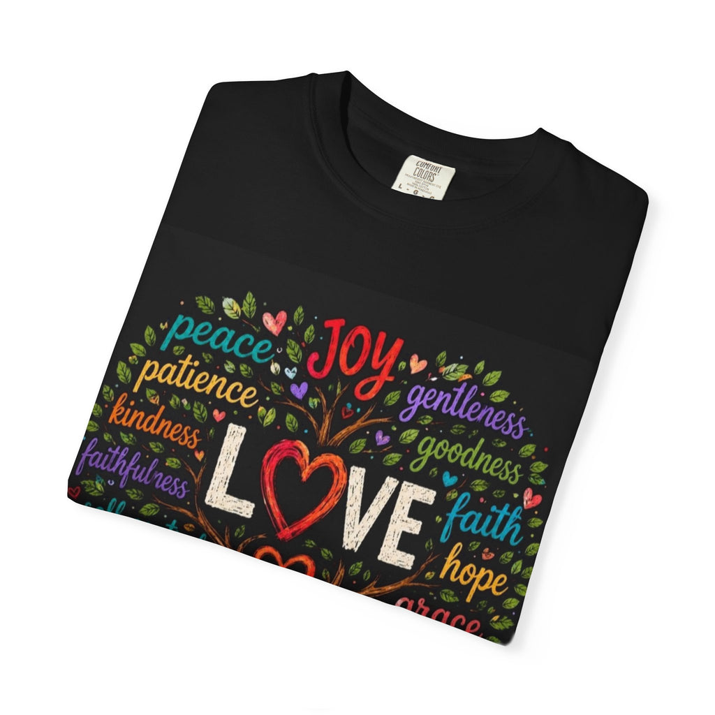 Love Tree T-Shirt — "Fruit That Grows From Love" Inspirational Faith Tee